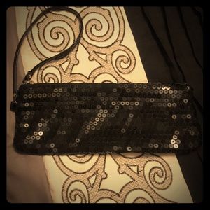 Small Black Wristlet